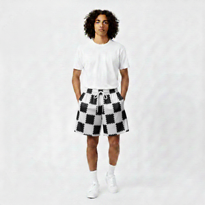 Shorts de malla con estampado de moda de verano para hombre, cintura elástica, hechos en Pakistán, shorts de malla sublimados - Product Image 1