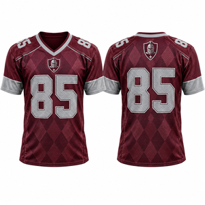 Maillot de football américain imprimé – Matière souple, coupe athlétique, entretien facile, tenue de club, performance sur le terrain, qualité export. - Product Image 4
