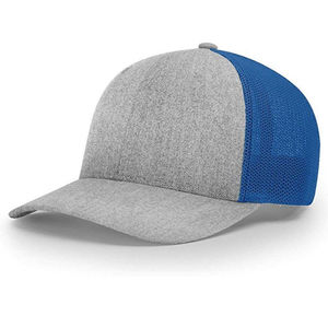 Casquette Trucker Unisexe Gris Clair à 6 Panneaux en Tissu Mesh, Dos Ajustable, Décontractée, Printemps-Été, pour Adulte, Couleur Unie - Product Image 3