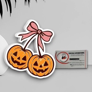 Extensions de cils magnétiques en acrylique Private Label Halloween Melon Pink Bow, en forme de tuiles, ovales, diamant, fleur, cœur, multifonctionnelles - Product Image 1