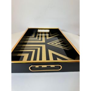 Plateau de service élégant en MDF avec motif imprimé, 60 oz, pour l'entertainment et les boissons promotionnelles - Product Image 3