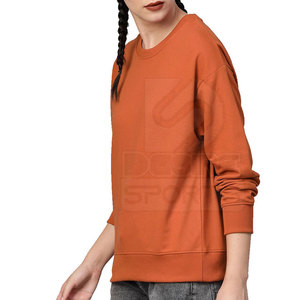 Última Llegada: Sudaderas de Invierno para Mujer con Logotipo Frontal, 100% Algodón, Etiqueta Privada Personalizada, MOQ Bajo, Ajuste Cómodo, Ropa Urbana - Product Image 2