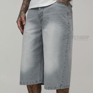 Jean décontracté pour homme, style Y2K Hip Hop Streetwear, taille mi-haute, coupe droite, en denim extensible mélange polyester élasthanne, couleur foncée, pour l'été et le quotidien - Product Image 2