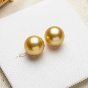 ต่างหูมุก ขนาด 11 มม. มุกเกรด A ทะเลใต้ - Product Image 1