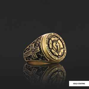 Bague BOJ RCJ 003 personnalisée en argent et diamant, bague de diplôme universitaire unisexe, cadeau pour les occasions de fête, prix bas - Product Image 3