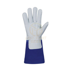 Welding <b>Gloves</b> Leather Heat Resistant Fire Custom Logo Welding <b>Gloves</b> Hand Protection Welding <b>Gloves</b> - Product Image 6