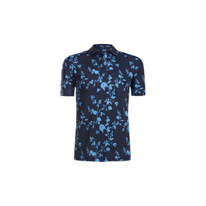 T-shirt de golf décontracté personnalisable en or, entièrement imprimé par sublimation, en maille légère Spandex/Coton, coupe performance - Product Image 4