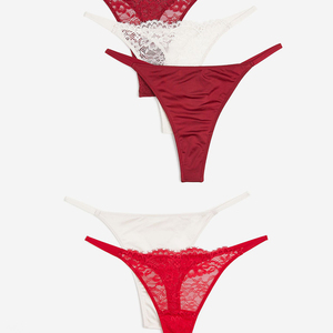 Lencería Sexy Transparente de Encaje Completo en 3 Colores para Mujer, Talla Grande, Conjunto de Lencería de Verano, Bragas Ultrafinas de Spandex/Algodón - Product Image 6