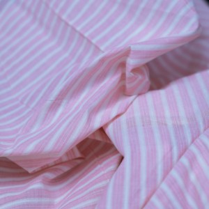 Precio al por mayor: Tela de muselina de algodón Khadi 100% orgánica, tejida a mano, con rayas, ligera, transpirable, de secado rápido y ecológica. - Product Image 3