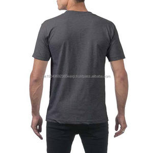 Camisetas de Manga Corta para Hombre, Cuello Redondo, Estilo Urbano, Color Gris, Ajustadas, de Algodón, Transpirables, de Secado Rápido - Product Image 2