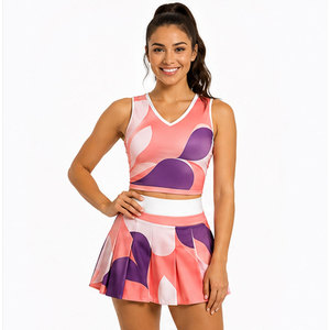 Uniforme de cheerleading pour adultes de haute qualité avec un matériau flexible 100% polyester pour une performance active - Product Image 1