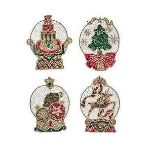 Bohemian Designer Hand Beaded <b>Drink</b> <b>Coasters</b> Handmade in India <b>for</b> Table Protection Stylish Home Decor - Product Image 2