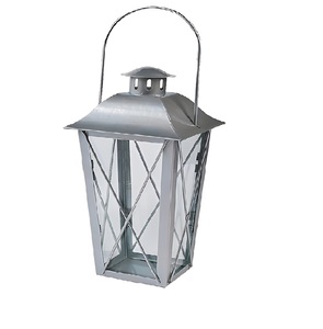 Handmade Durable Metal & Clear Glass Metal <b>Candle</b> <b>Lantern</b> With Gray Finished <b>Candle</b> <b>Lantern</b> for Outdoor & Home Decor - Product Image 1