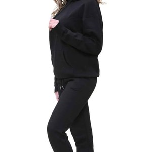 Trendy Custom Women Tracksuit Set Hooded Sweatshirt Cotton Jogger Pants Athletic Wear Custom Logo Wholesale Manufacturer Factory - Product Image 3