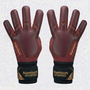 High Quality PU Football Goalkeeper Gloves Professional Sports Gloves Custom Logo Design Breathable Lightweight UV Protection - Product Image 5