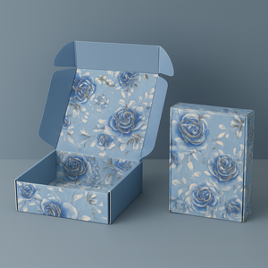 Cajas de Envío Corrugadas con Estampado en Relieve Dorado Personalizado, Laminación Brillante, para Libros, Regalos, Embalaje de Velas - Product Image 1