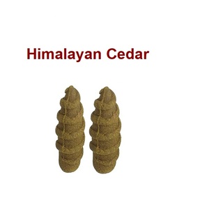 Natural Himalayan Cedar Screw <b>Backflow</b> <b>Incense</b> <b>Cones</b> Wholesale Supply at Leading Price (White) - Product Image 1