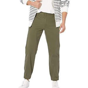 Pantalones deportivos de algodón ajustados para hombre, pantalones deportivos informales transpirables, pantalones deportivos ligeros - Product Image 4