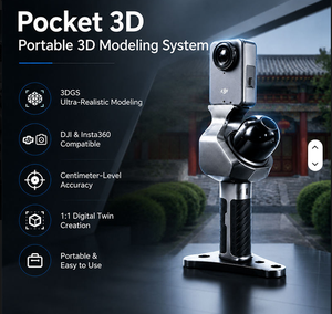 NOUVEAU Scanner 3D portable de haute précision à laser sans fil Lidar de poche, faible bruit, garantie de 2 ans pour la construction - Product Image 1