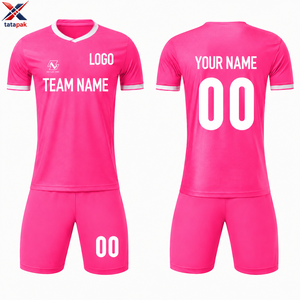 Nueva Colección de Conjuntos de Camisetas de Fútbol, Diseño Personalizado e Impresión de Logotipo, Talla y Color para Adultos Unisex, Ropa Deportiva, Precio al por Mayor - Product Image 2