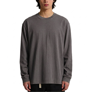 Camiseta de Manga Larga para Hombre, Modelo 2026, la Más Vendida, de Algodón Puro, Tela Ligera, Corte Casual - Product Image 1