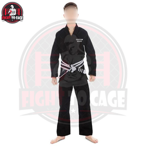 OEM Judo Suit High Quality Breathable Stretch 100% Cotton Martial Arts Wear Front Logo Automated Cutting Custom Training Uniform - Product Image 2