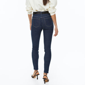 Meilleurs jeans skinny pour femmes, design tendance, pantalon en denim slim, pantalon bleu empilé de qualité, vêtements pour femmes, OEM - Product Image 2