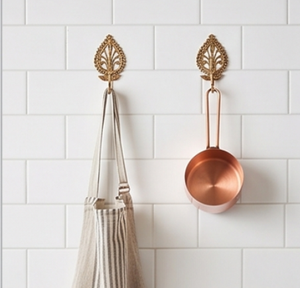 Elegant Matte Gold Polish Brass Wall <b>Hook</b> <b>With</b> Modern Design Perfect For Home Decor Elegant Storage Solutions - Product Image 3