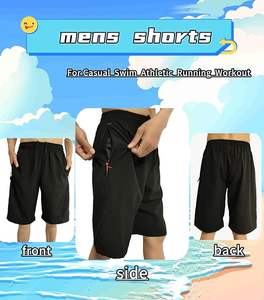 Shorts de sport pour homme, 11 pouces, avec poches zippées, séchage rapide, légers - Product Image 2