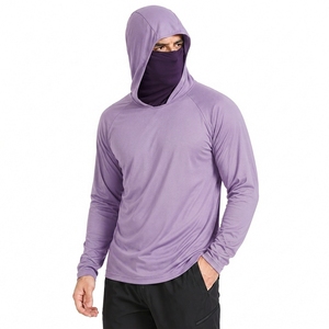 Haut de pêche anti-UV à manches longues avec protection faciale, respirant et à séchage rapide pour activités de plein air - Product Image 5