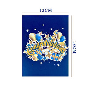 Carte 3D Pop-up Tendance du Moment : Carte en Papier Offset Imprimé, Faite à la Main, Design Personnalisé, Artisanat Vietcraft - Product Image 6