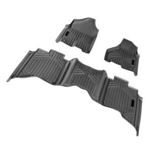 SKYSHALO Rivestimenti per Pavimento Camion su Misura per Dodge Ram 1500/2500/3500 1500 Classic 2013-2022, Include 3 Pezzi Anteriori Solo per Cabina Doppia - Product Image 1