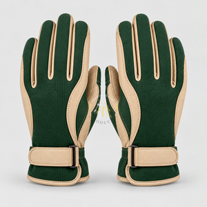 Gants d'équitation professionnels conçus avec des matériaux durables, des paumes texturées et un ajustement confortable. - Product Image 4