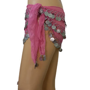 Foulard de danse orientale, jupe de danse du ventre, costume de danse à paillettes, équipement de danse (USA) - Product Image 5