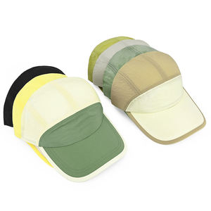 Gorra de 5 Paneles Bicolor para Pedidos al por Mayor, Ligera, Impermeable, para Camping, Fabricantes OEM, Diseño de Impresión Personalizado - Product Image 3