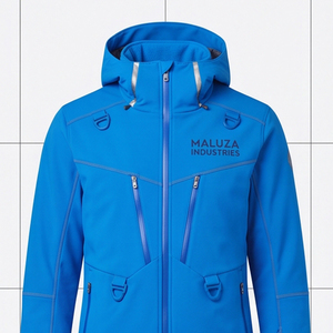 Combinaison de ski pour homme MALUZA INDUSTRIES, vêtements de ski personnalisés pour l'extérieur, coupe-vent, imperméable, veste et pantalon en polyester/nylon, isolation synthétique - Product Image 3