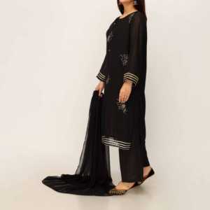 3 piezas Georget Chiffon Blazers PS5250 Suit para mujer - Product Image 2