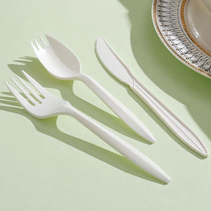 ชุดช้อนส้อมพลาสติกน้ำหนักเบาแบบใช้แล้วทิ้งสำหรับงานกิจกรรมกลางแจ้งงานโรงเรียนและตั้งแคมป์ - Product Image 3