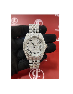 Luxe Alibaba 2024 Best-seller Fournisseur Fabricant Grossiste Exportateur Bon Prix Moissanite Vvs Montres glacées en Inde - Product Image 1