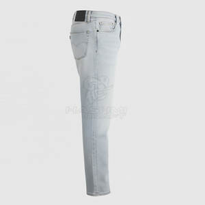 Pantalon en jean décontracté pour homme, matière légère et respirante, look élégant, parfait pour un style de vie moderne quotidien - Product Image 3