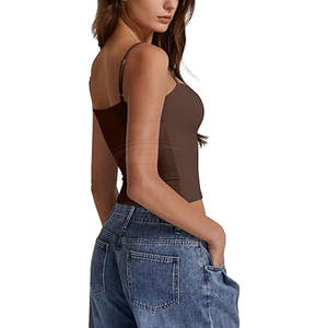 Camiseta corta de mujer de talla grande hecha de spandex/poliéster, muy vendida a bajo precio, hecha en Pakistán. - Product Image 6