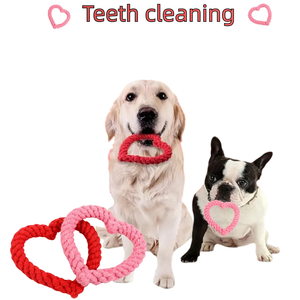 Juguete Masticable para Perros de Cuerda Trenzada de Nailon y Algodón, Ecológico, Duradero y Colorido, Regalo Personalizado para el Día de San Valentín - Product Image 5