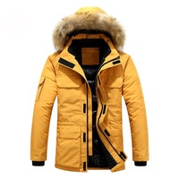 Nouvelle veste bomber en laine pour homme Leocor pour l'hiver, style vintage, imperméable et coupe-vent, avec col montant