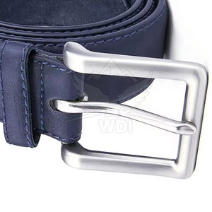 Cinturones de Cuero Vacuno Genuino de Primera Calidad, Hebilla de Acero Ajustable, Ecológicos y Transpirables, para Uso Casual, Formal y de Negocios - Product Image 3