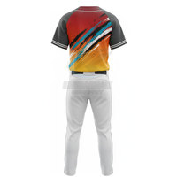 Uniforme de baseball personnalisé haute performance pour hommes, léger, respirant, en polyester, pour équipes, avec technologie d'évacuation de l'humidité
