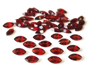 Natural Mozambique <b>Garnet</b> Marquise Cut Faceted Loose Gemstone Red <b>Garnet</b> Stone For Jewelry Making Wholesale Price Bulk 3.5mm 7mm - Product Image 3