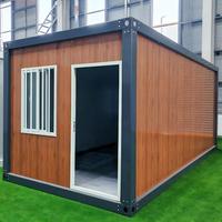 Maison préfabriquée modulaire miniature à prix avantageux pour les travailleurs, bureau, conteneur détachable avec toilettes