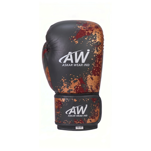 ถุงมือชกมวย Askar Wear Ind ขนาด 12 ออนซ์ หนัง PU ปิดด้วยเวลโคร ระบายอากาศได้ดี แบบเต็มนิ้ว สำหรับผู้ใหญ่ อุปกรณ์ฝึกซ้อม - Product Image 2