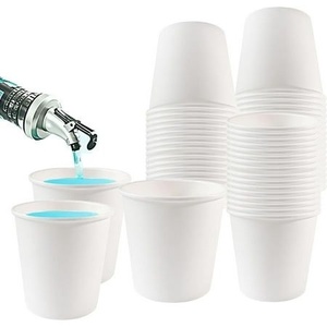 Vasos de Papel Pequeños Resistentes y Aptos para Microondas para Enjuague Bucal, Muestras y Tratamientos, para Uso en Salud y Hostelería - Product Image 4