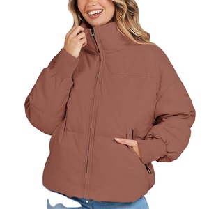 2025 nuevo producto de talla grande chaqueta acolchada para mujer chaqueta hinchada de moda chaquetas de burbujas al por mayor - Product Image 1
